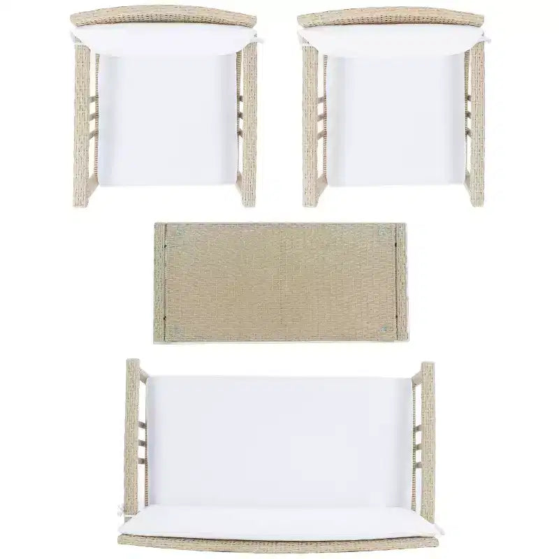 Conjunto de sala de 4 piezas Reslor - Interior/exterior - PAT7713 - Safavieh