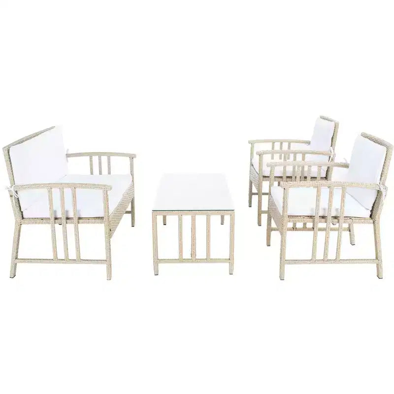 Conjunto de sala de 4 piezas Reslor - Interior/exterior - PAT7713 - Safavieh