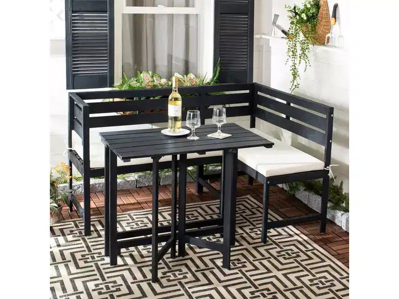 Salon d'angle pour balcon Wilton - intérieur/extérieur - PAT6754 - Safavieh