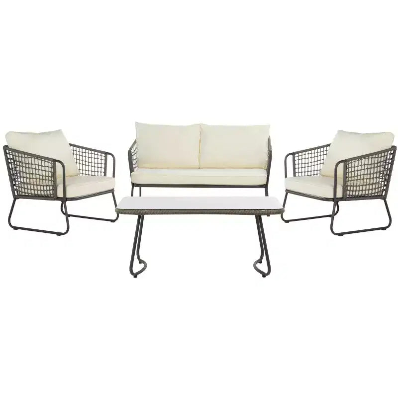 Benjin conjunto de sala de 4 piezas - Interior/exterior - PAT9003 - Safavieh