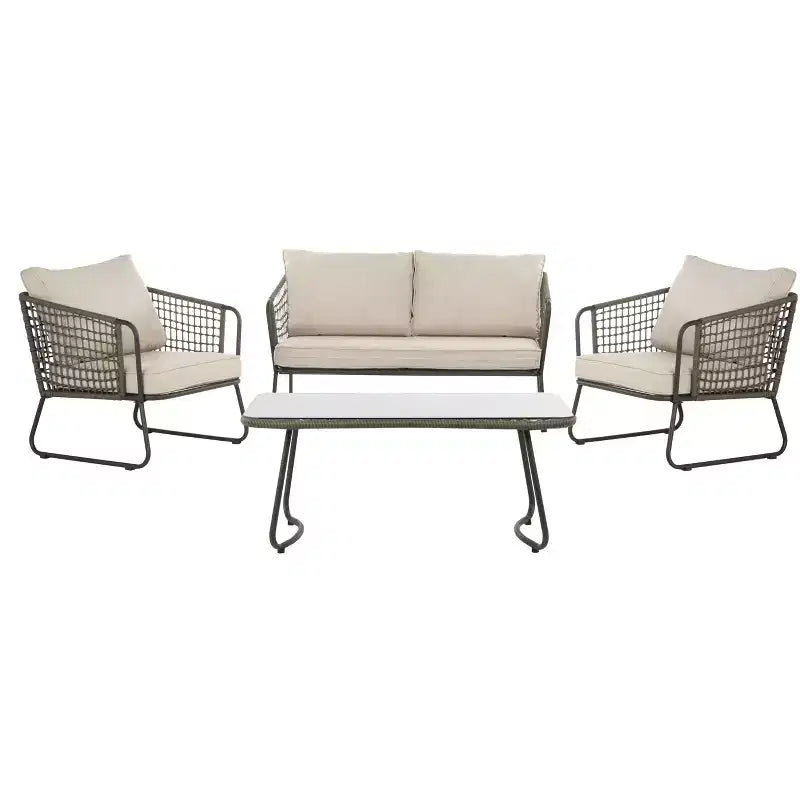 Benjin conjunto de sala de 4 piezas - Interior/exterior - PAT9003 - Safavieh