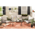 Benjin 4 Piece Living Set - Indoor/Outdoor - PAT9003 - Safavieh