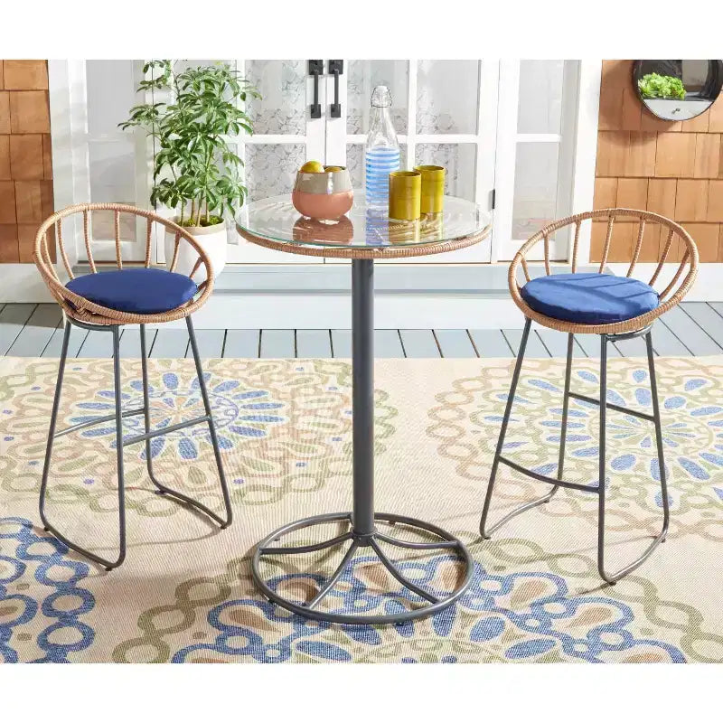 Ensemble de détente Lersa 3 pièces - intérieur/extérieur - PAT9015 - Safavieh