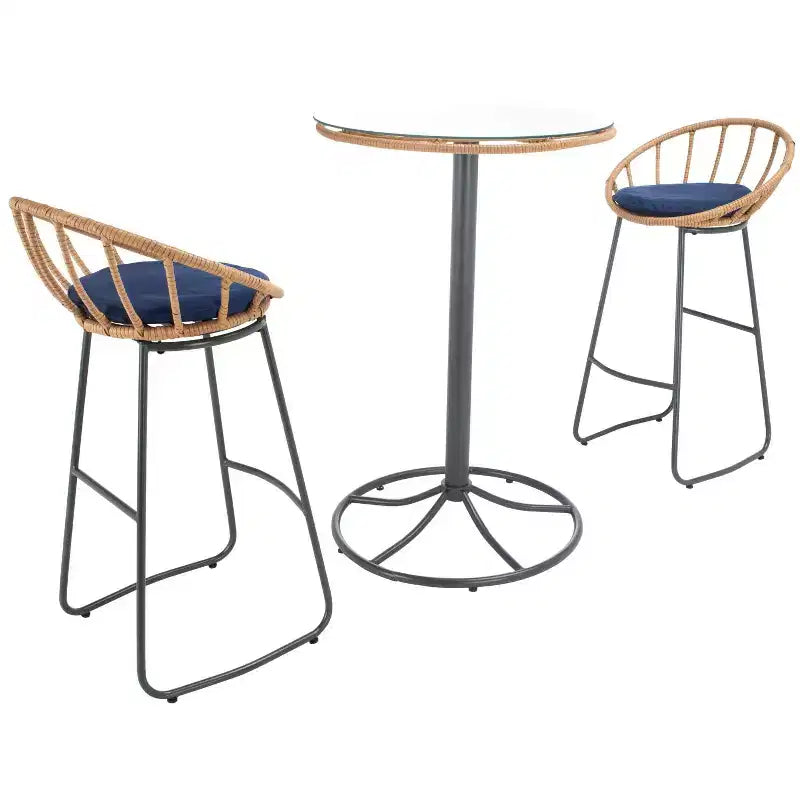 Ensemble de détente Lersa 3 pièces - intérieur/extérieur - PAT9015 - Safavieh