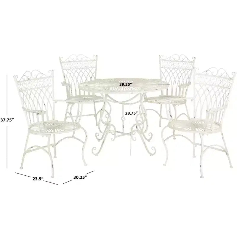 Conjunto de patio de 5 piezas Thessaly - Interior/exterior - PAT5003 - Safavieh