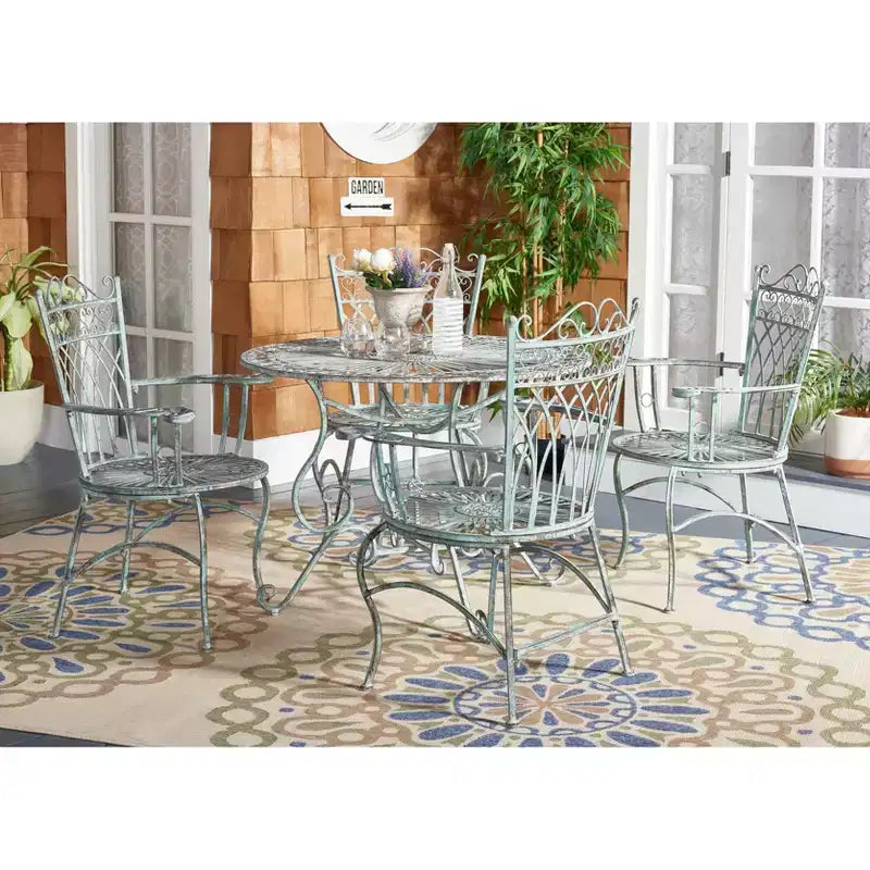 Conjunto de patio de 5 piezas Thessaly - Interior/exterior - PAT5003 - Safavieh