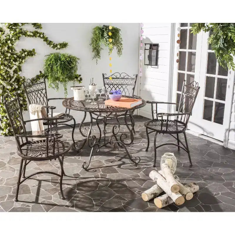 Conjunto de patio de 5 piezas Thessaly - Interior/exterior - PAT5003 - Safavieh
