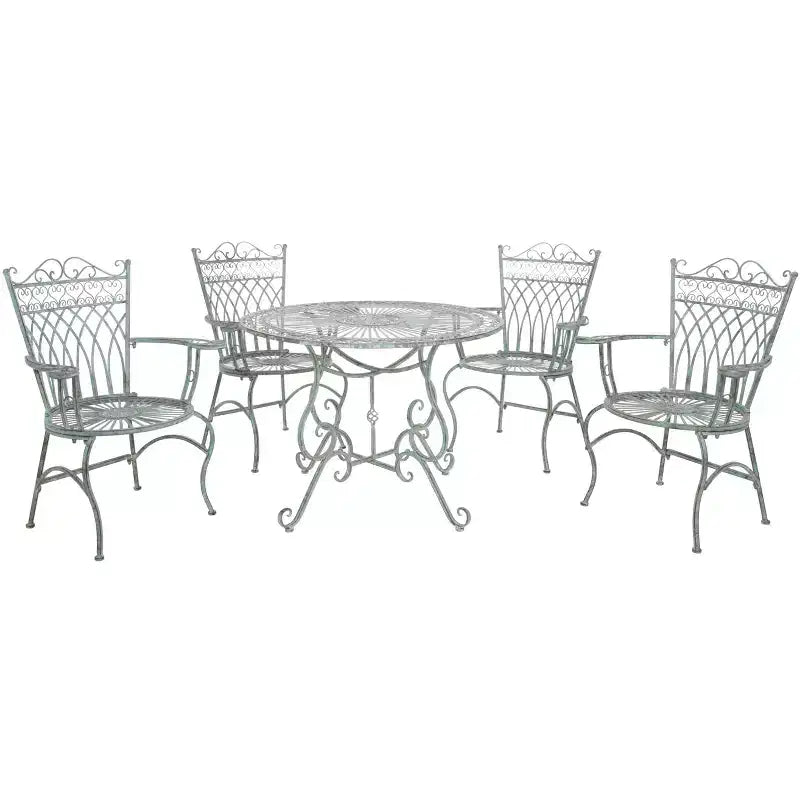 Thessaly 5 Piece Patio Set - Indoor/Outdoor - PAT5003 - Safavieh