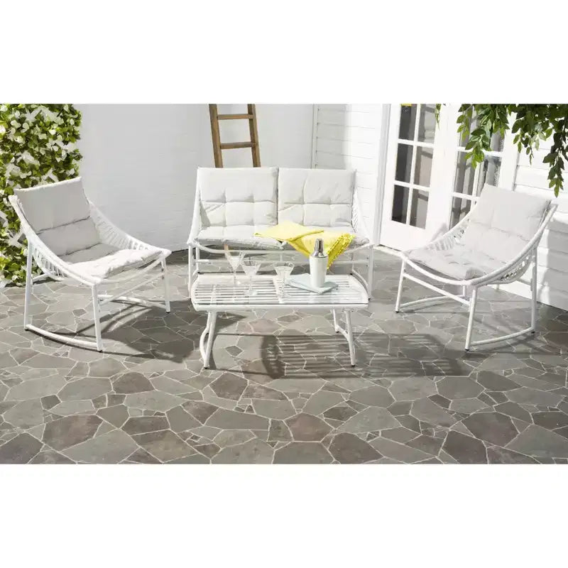 Ensemble de jardin Berkane 4 pièces - intérieur/extérieur - PAT2009 - Safavieh