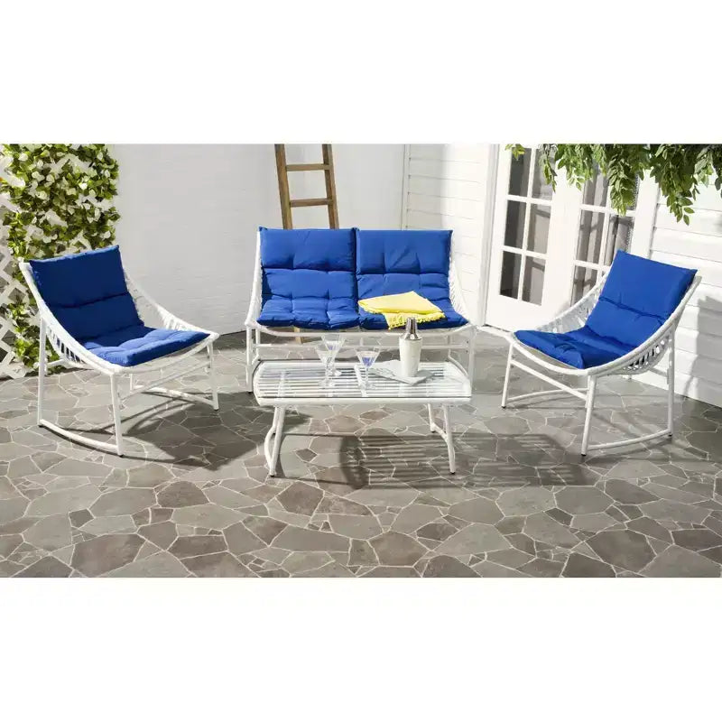 Ensemble de jardin Berkane 4 pièces - intérieur/extérieur - PAT2009 - Safavieh