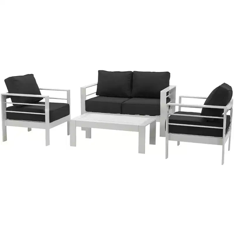 Conjunto de sala de 4 piezas Nason - Interior/exterior - PAT2516 - Safavieh