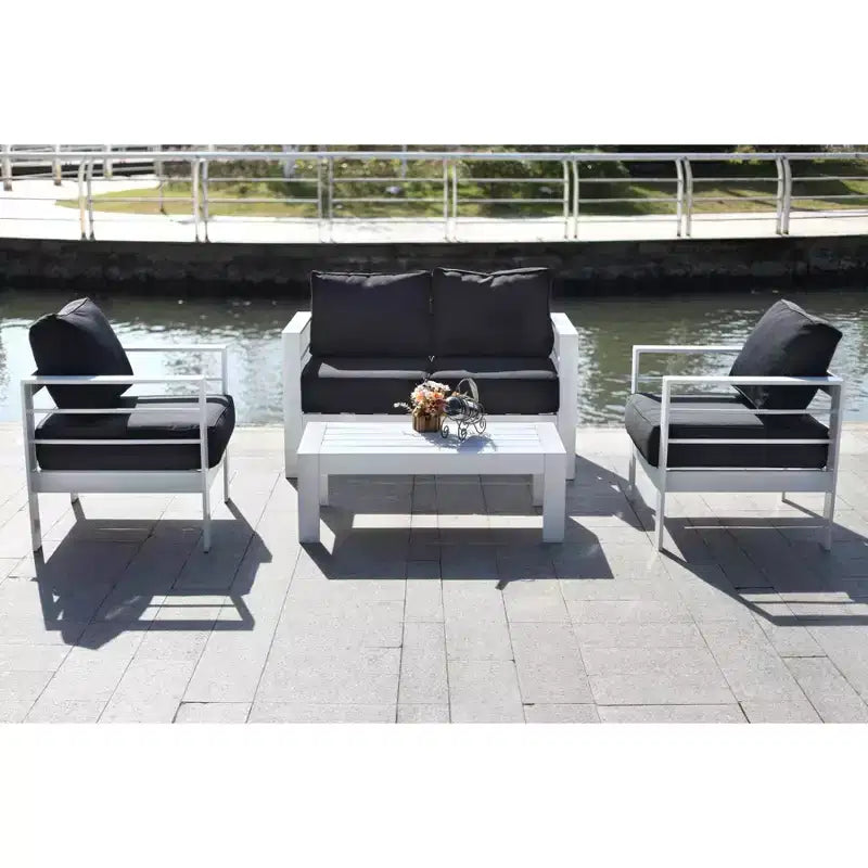 Conjunto de sala de 4 piezas Nason - Interior/exterior - PAT2516 - Safavieh