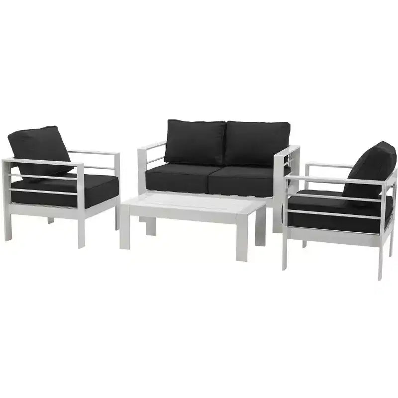 Conjunto de sala de 4 piezas Nason - Interior/exterior - PAT2516 - Safavieh