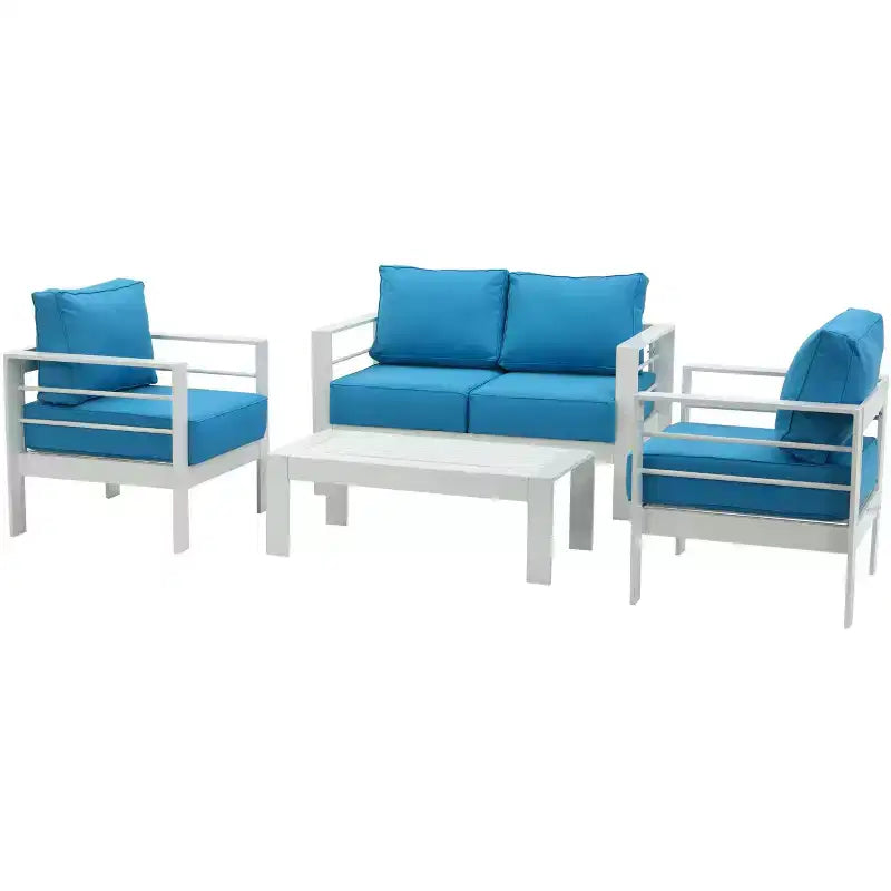 Conjunto de sala de 4 piezas Nason - Interior/exterior - PAT2516 - Safavieh