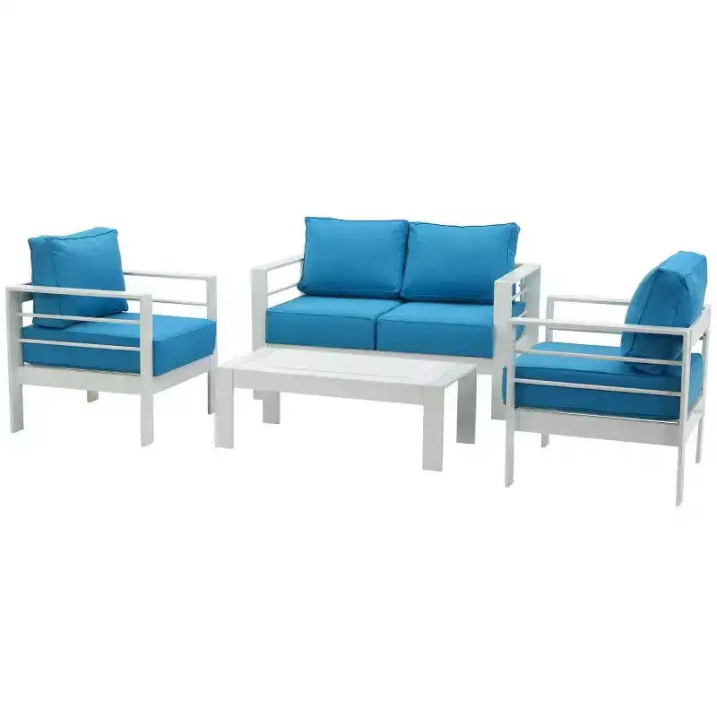 Conjunto de sala de 4 piezas Nason - Interior/exterior - PAT2516 - Safavieh