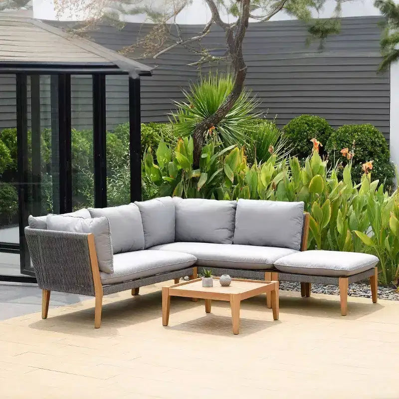 Amazonia 4pc Malibu Outdoor Patio Conversation Set
