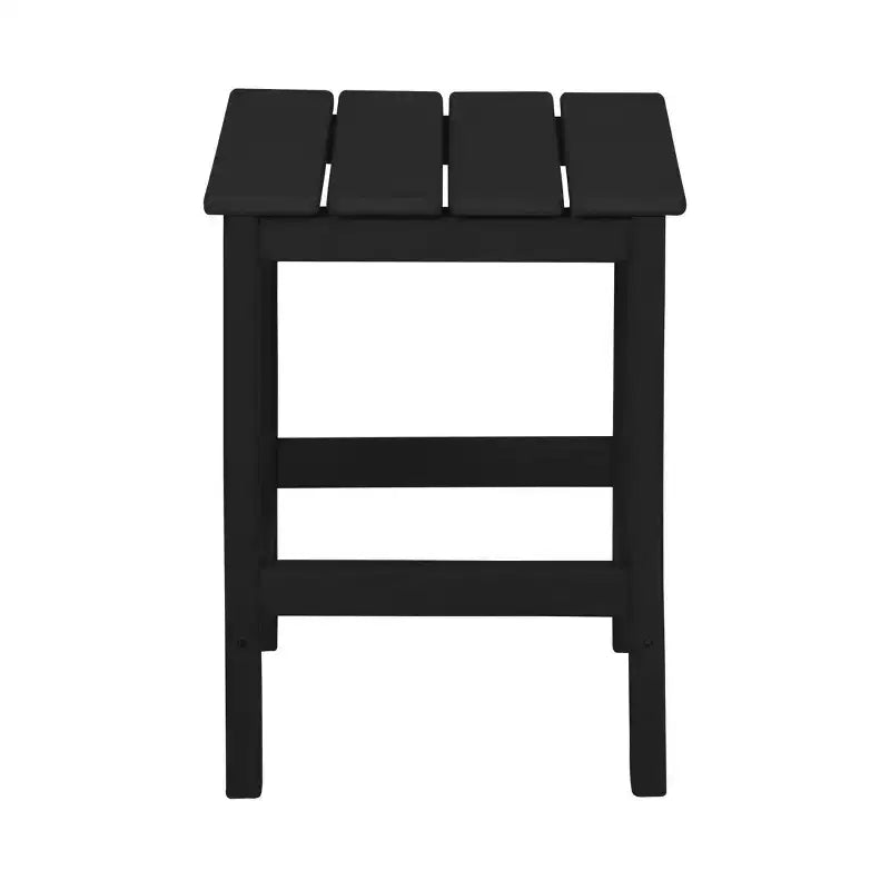 WestinTrends conjunto de 2 piezas de silla tumbona de patio exterior de polietileno con mesa auxiliar