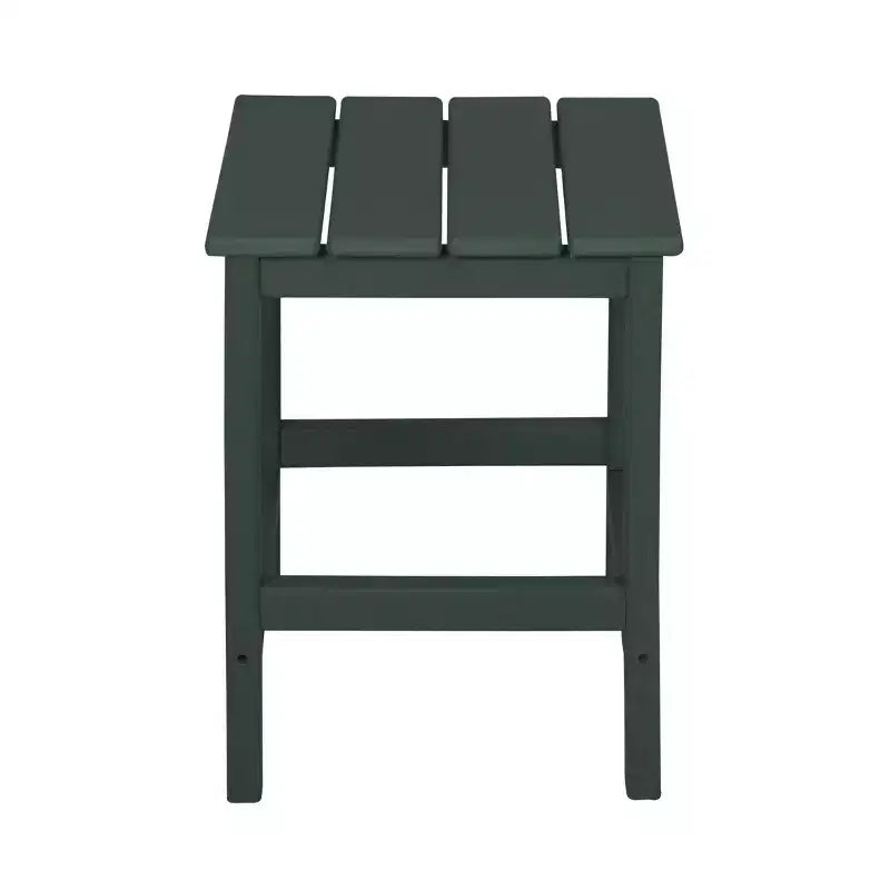 WestinTrends conjunto de 2 piezas de silla tumbona de patio exterior de polietileno con mesa auxiliar