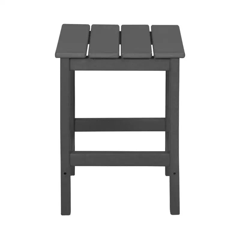 WestinTrends conjunto de 2 piezas de silla tumbona de patio exterior de polietileno con mesa auxiliar