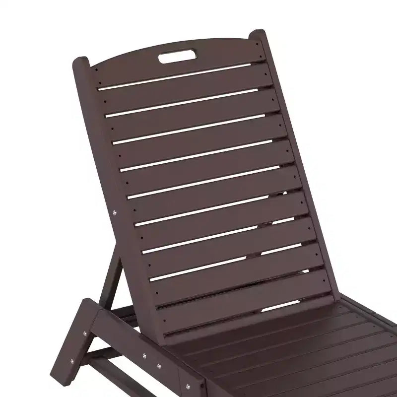WestinTrends Juego de 3 piezas para patio exterior, de polipropileno, con tumbona y mesa auxiliar