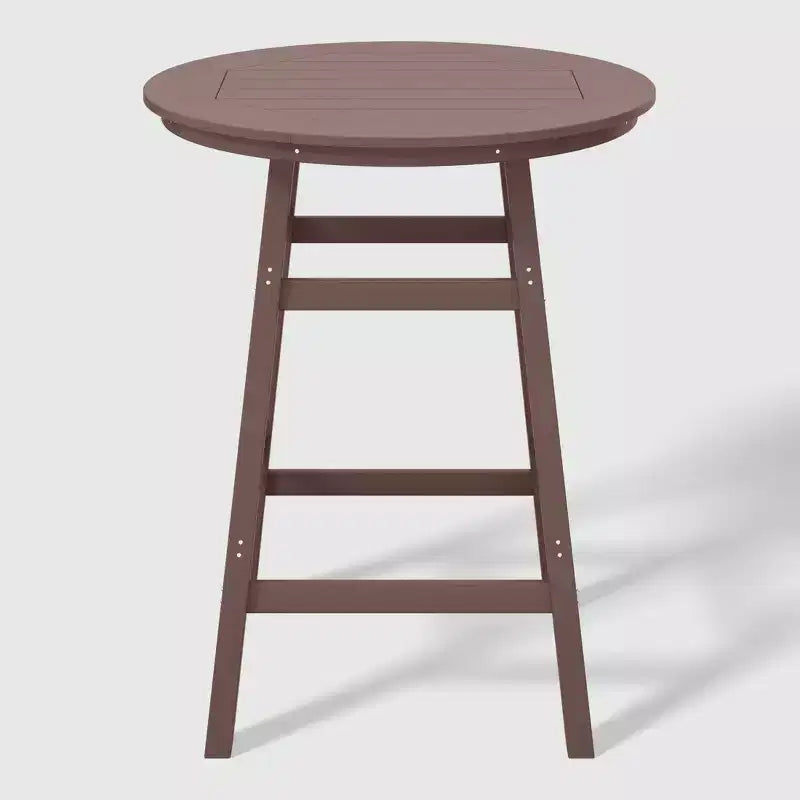 Conjunto de comedor de exterior Malibu de WestinTrends, de HDPE resistente a todo tipo de clima, altura de bar (5 piezas)