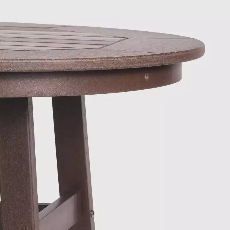 Conjunto de comedor de exterior Malibu de WestinTrends, de HDPE resistente a todo tipo de clima, altura de bar (5 piezas)