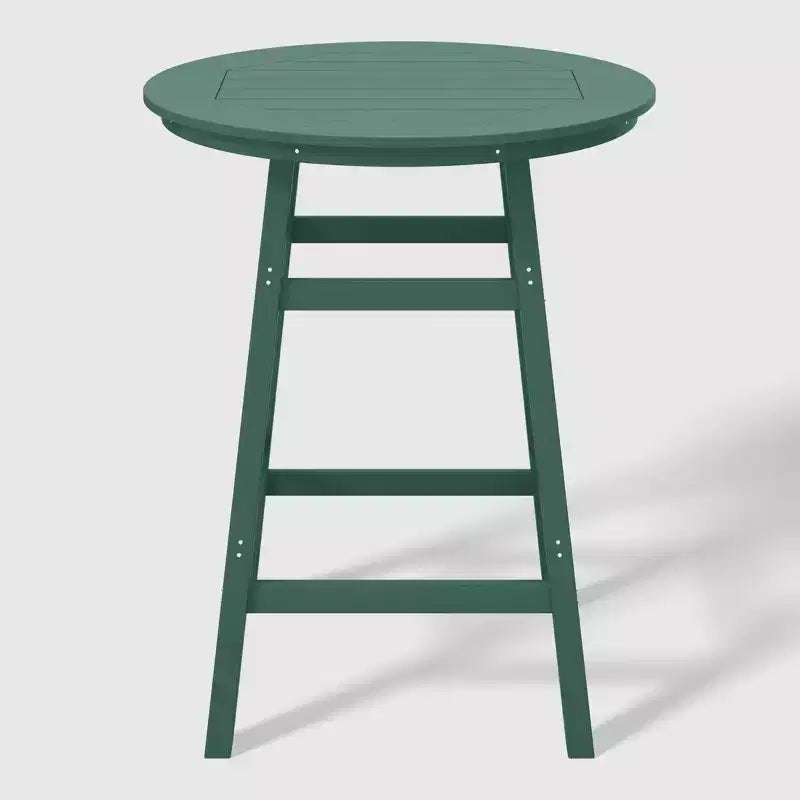 Conjunto de comedor de exterior Malibu de WestinTrends, de HDPE resistente a todo tipo de clima, altura de bar (5 piezas)