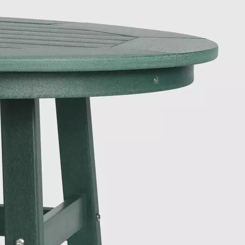 Conjunto de comedor de exterior Malibu de WestinTrends, de HDPE resistente a todo tipo de clima, altura de bar (5 piezas)