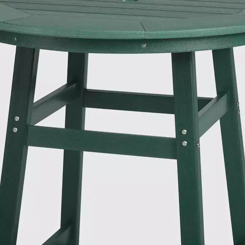 Conjunto de comedor de exterior Malibu de WestinTrends, de HDPE resistente a todo tipo de clima, altura de bar (5 piezas)