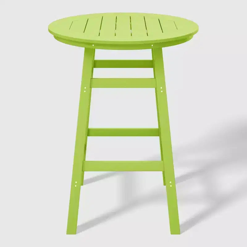 Conjunto de comedor de exterior Malibu de WestinTrends, de HDPE resistente a todo tipo de clima, altura de bar (5 piezas)