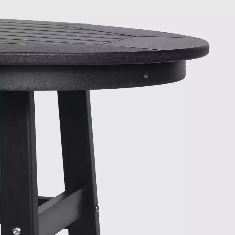 Conjunto de comedor de exterior Malibu de WestinTrends, de HDPE resistente a todo tipo de clima, altura de bar (5 piezas)