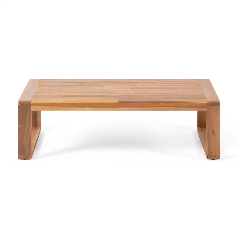 Ensemble causeuse et table d’extérieur Paloma de Christopher Knight Home en bois d’acacia avec coussins