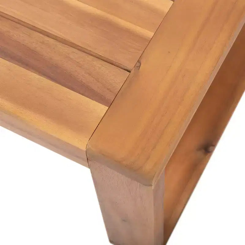 Ensemble causeuse et table d’extérieur Paloma de Christopher Knight Home en bois d’acacia avec coussins