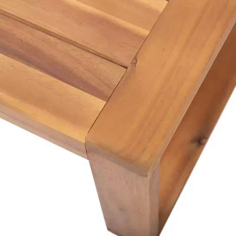 Ensemble causeuse et table d’extérieur Paloma de Christopher Knight Home en bois d’acacia avec coussins