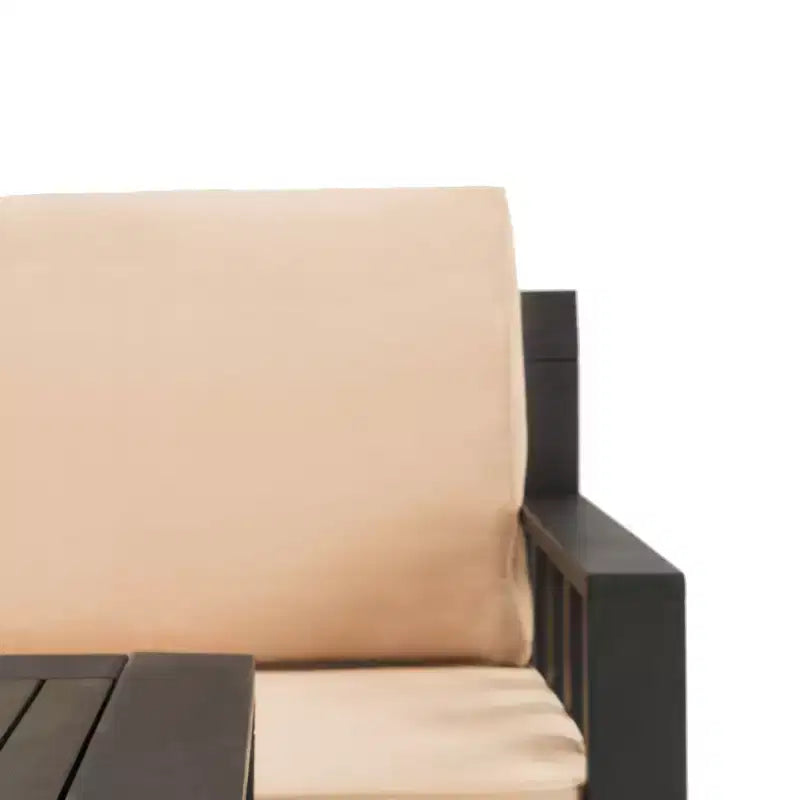 Lardner Juego de muebles para patio - Interior/exterior - PAT6749 - gris pizarra oscuro/beige oscuro - Safavieh