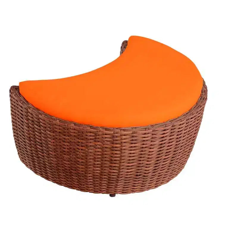 Conjunto de 6 piezas de otomanas para exterior Jiallo Romantic Collection