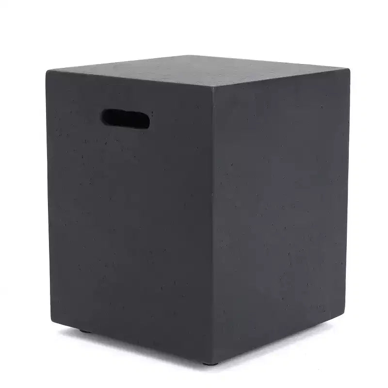 Conjunto de asientos de aluminio y MGO de 5 piezas Cape Coral con mesa de fuego - Christopher Knight Home